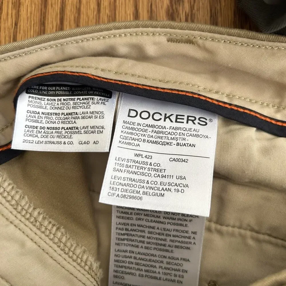 Dockers Ultimate Chino Pant 50x30 B&T Tapered Fit Smart 360 Flex NWT $66